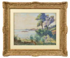 Saint-Servan by Armand Guillaumin, Pastel, sold Jun 2025