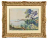 Saint-Servan by Armand Guillaumin, Pastel, sold Jun 2025