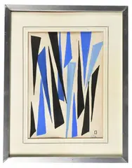 Sans titre by Jean Signovert, 1959, Gouache, sold Jun 2025