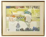 Nature morte aux raisins by Francisco Bores, 1968, Gouache, sold Jun 2025