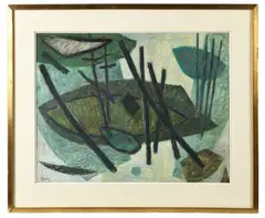 Sans titre by Henri Goetz, Pastel, sold Jun 2025