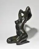 Chapon Fondeur Au réveil by Jorge Borrás, 2005, Bronze à patine brun mordoré, sold Jun 2025