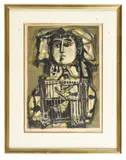 L'enfant à la cage by Antoni Clavé, 1950, Lithographie en couleurs sur vélin, sold Jun 2025