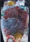 Composition abstraite by Esti Levy, Gouache sur papier, sold May 2021