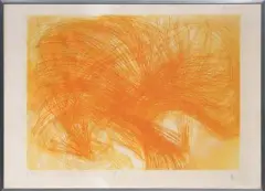 Soleil ardant by Jean Messagier, Lithographie en couleurs, sold Oct 2026