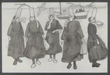 Bretonnes en bord de mer by Henry Meylan, Encre et crayon sur papier, sold Nov 2024
