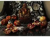 Stillleben mit Granatäpfeln by Bruno Croatto, oil on panel, offered Dec 2016