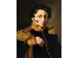 Halbbildnis Eines Offiziers by Portraitist um 1820 & 30, oil on canvas, offered Sep 2024