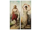 Der Sommer by Hans Zatzka, oil on panel, offered Sep 2024