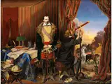 Wallenstein bei Seinem Astrologen by auch genannt Karl Nahl, oil on canvas, sold Dec 2025
