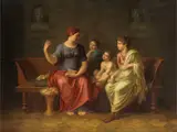 Ihren Kindern die Geschichte Ihrer Ahnen by Eberhard Georg Friedrich von Wächter, oil on canvas, offered Mar 2023