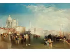 Venedig, vom Canale Della Giudecca by J. M. W. Turner, oil on canvas, offered Jun 2026