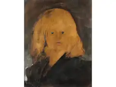 Portrait Marion Lenbach, Tochter des Künstlers by Franz von Lenbach, oil, offered Mar 2025