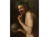 Der Maler als Griechischer Philosoph by wohl Pseudonym für Mathias Schmid Hiesel Bauer, oil on canvas, sold Mar 2019