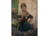 Untitled by Angelo Trentin, 1850 – 1912, pastel, offered Mar 2017