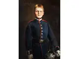 Portrait Eines Jungen Offizierskadetten by Gabriel Schachinger, oil on canvas, offered Mar 2025
