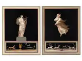 Weiblicher Genius der Nacht by Michelangelo Maestri, gouache, offered Jul 2015