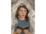 Die Braut by André Broedelet, oil on panel, offered Sep 2023
