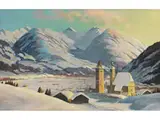 Ansicht von Kitzbühel by Joseph Koch, oil, offered Dec 2024