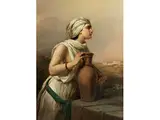 Rebekka am Brunnen by Johann Grund, oil on canvas, offered Sep 2018