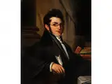 Portrait Eines Jungen Gelehrten by Jean Jacques Bekkers, oil on canvas, sold Dec 2018