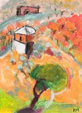 Forts 2 by Vicky Marshall, pastel on paper, sold Jun 2022