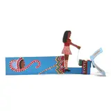Figural Whirligig by James Harold Jennings, Assemblage of polychrome painted carved wood and vinyl siding, sold Jan 2025