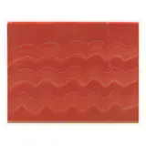 Red Waves by Wyona Diskin, Monoprint in colors on BFK Rives paper, sold Dec 2024