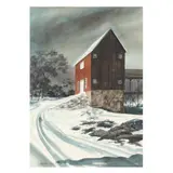 Mill House by James Robert Burnell, Watercolor on paper, sold Dec 2024