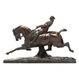 Cavalier Espagnol (Spanish Horseman) by Emmanuel De Santa Coloma, Patinated bronze, sold Dec 2024