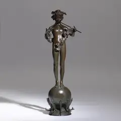 Pan of Rohallion by Frederick William MacMonnies, patinated bronze, sold Dec 2024