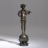 Pan of Rohallion by Frederick William MacMonnies, patinated bronze, sold Dec 2024