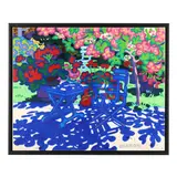 Sunlit Garden Vignette by Guy Charon, Oil on canvas, sold Dec 2024
