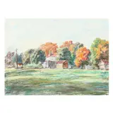 Home Place by Sarah Blakeslee, Pastel on paper, sold Dec 2024