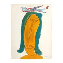 Life Go On by Thornton Dial, Sr., Watercolor and pencil on paper, sold Dec 2024