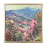 Blooms Along the Parkway by James P. Kerr, Oil on linen canvas, sold Dec 2024