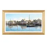 Morning Light, North Warf, Nantucket by Neil McAuliffe, Oil on canvas, sold Dec 2024