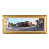 Downtown Woodstock, Vermont by William Brewster Hoyt, Oil on panel, sold Dec 2024