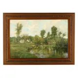Landscape by Olive Parker Black, Oil on canvas, sold Dec 2024