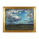 Wind Valley, Wyoming II by Eliot Candee Clark, Oil on canvas (lined), sold Dec 2024