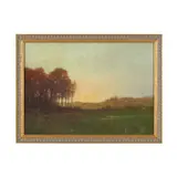 Evening on the Farm, Connecticut by Robertson Kirtland Mygatt, Oil on canvas, sold Dec 2024