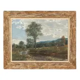 Late Summer on the River by Walter Dower, Oil on canvas, sold Nov 2024