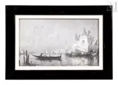 Venise by Charles Malfroy, Huile sur isorel, sold Aug 2025