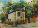 Rue de Montmartre by Élisée Maclet, Huile sur panneau, sold Aug 2025