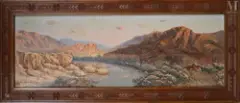 Oued, (19)33 by Constant Louche, Huile sur toile d'origine, sold Jun 2025