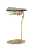 Beistelltisch mit Niken-Standfuß by Paul Wunderlich, 1979, bronze, sold Dec 2015