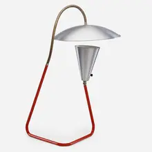 Rare Large Table Lamp by Zahara Schatz, Israel, sold Jan 2017