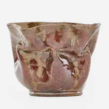 Crumpled Vase by George E. Ohr, sold Jan 2017