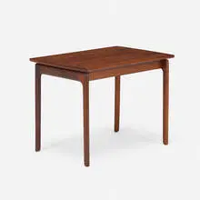 Table by Ole Wanscher, c. 1960, rosewood, sold Nov 2022