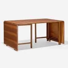 Maria folding table by Bruno Mathsson, 1937, teak, sold Nov 2022